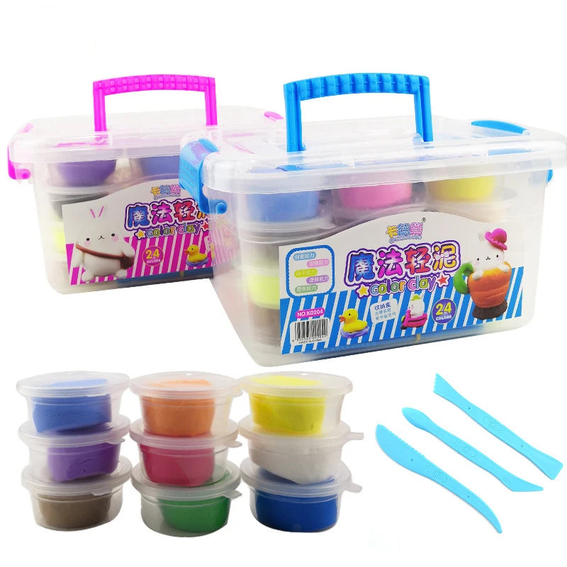 24 Color Slime Supplies Kit.