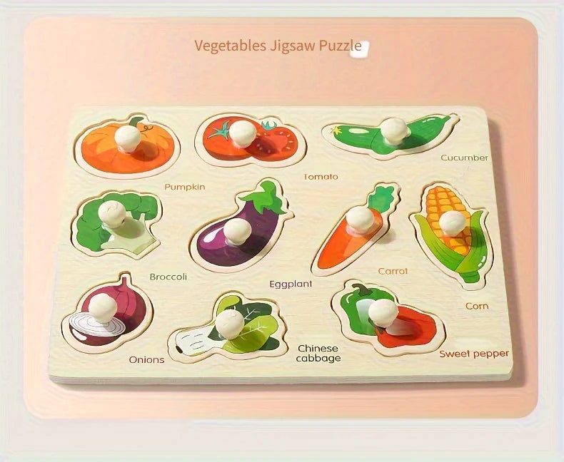 Montessori early education geometry puzzle board Toy.