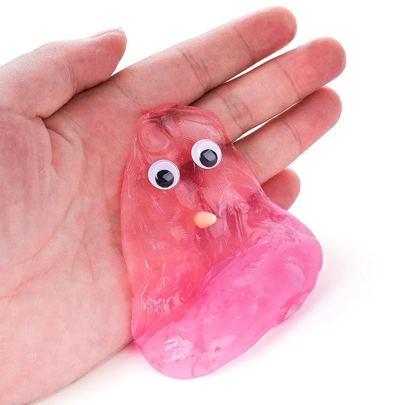 Transparent clear liquid Bouncing slime.