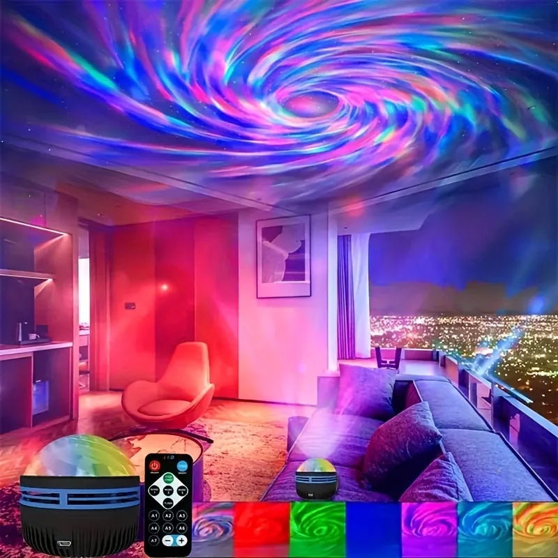 Rechargeable LED NightLight ProjectorRemote.