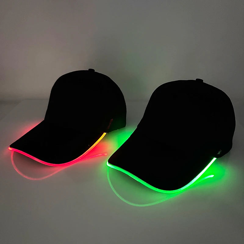 LED Light up Baseball Hat.