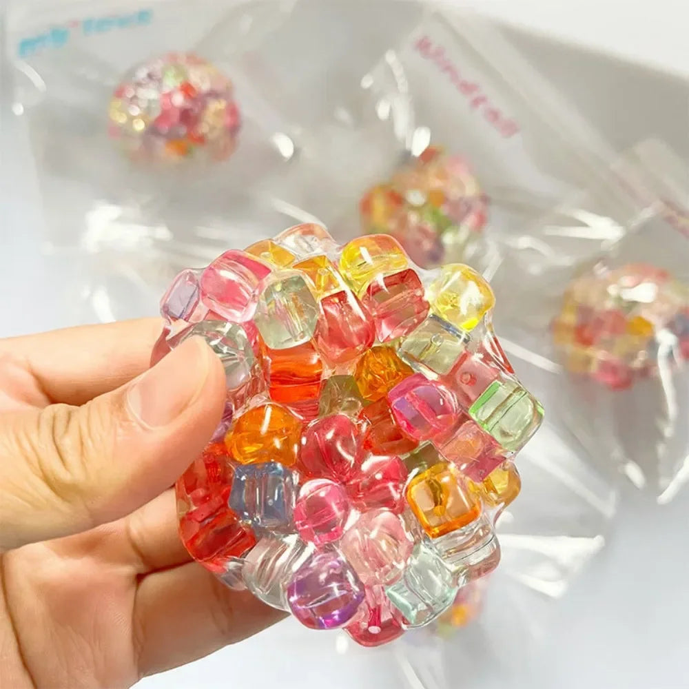 Squishy Ice Beads Sensory Fidget for Kids Adults
