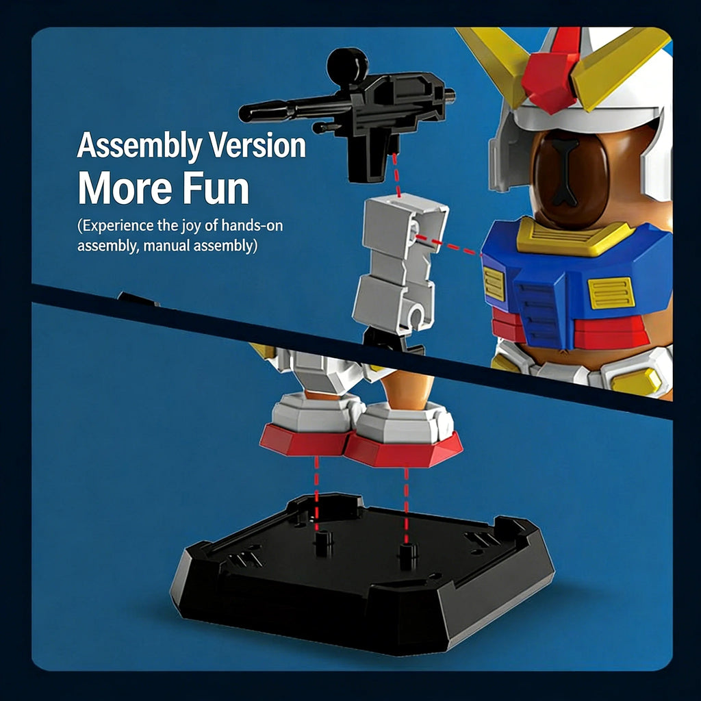 Creative Capybara Robot Mecha Kits Assembly Model figure.
