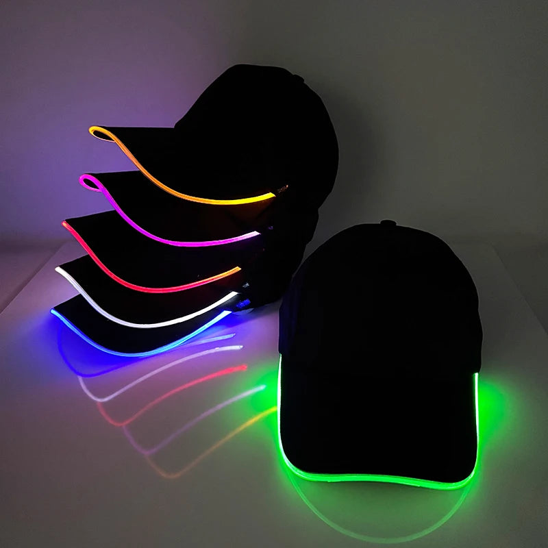 LED Light up Baseball Hat.
