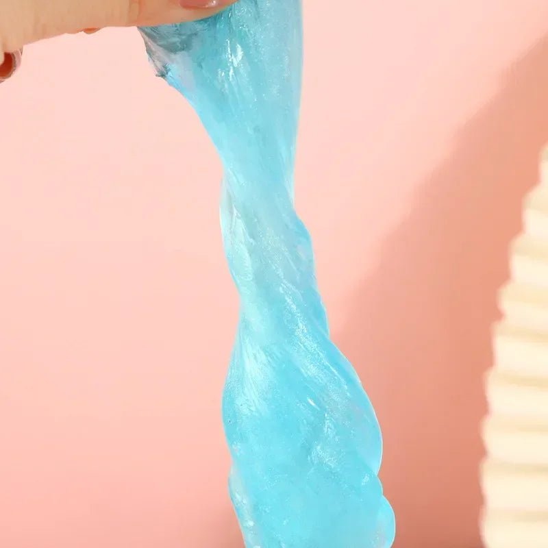 Transparent clear liquid Bouncing slime.