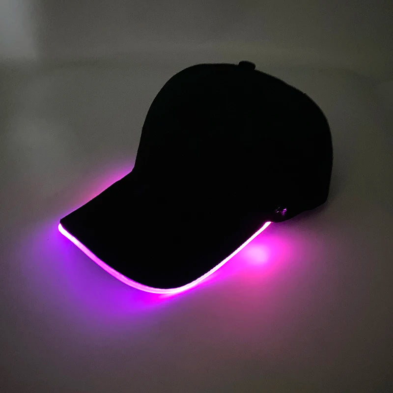 LED Light up Baseball Hat.