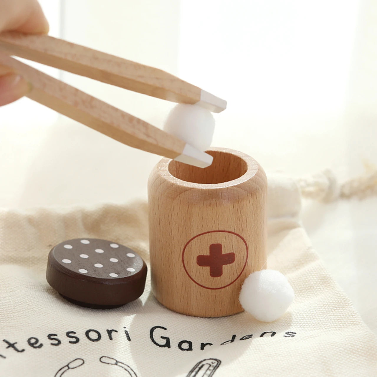Montessori boys and girls wooden Toy set.