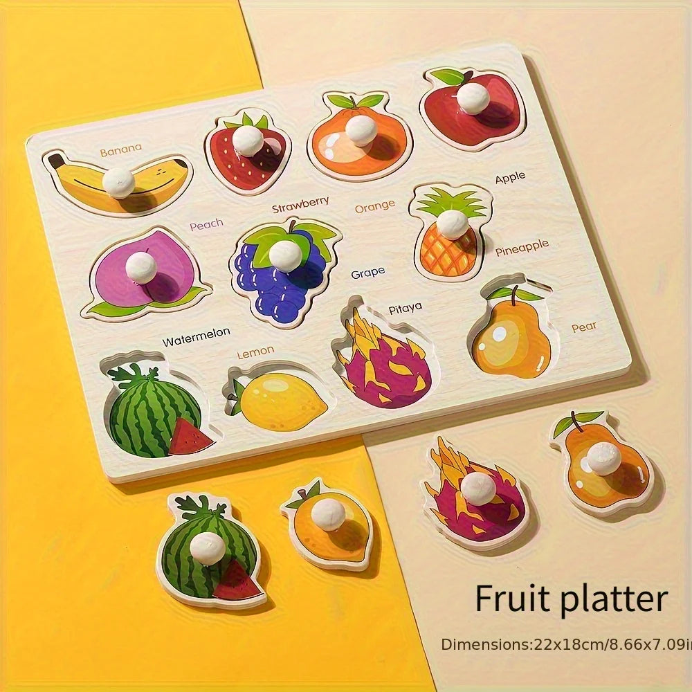 Montessori early education geometry puzzle board Toy.