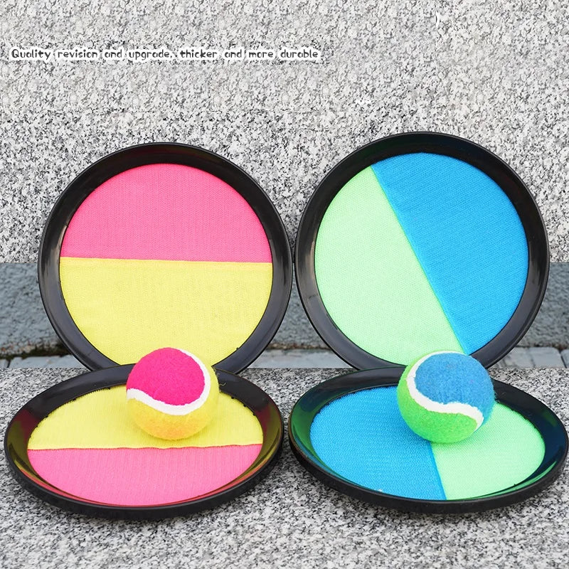 1Set Kids Sucker Sticky Ball Outdoor Sports Catch Ball Game.