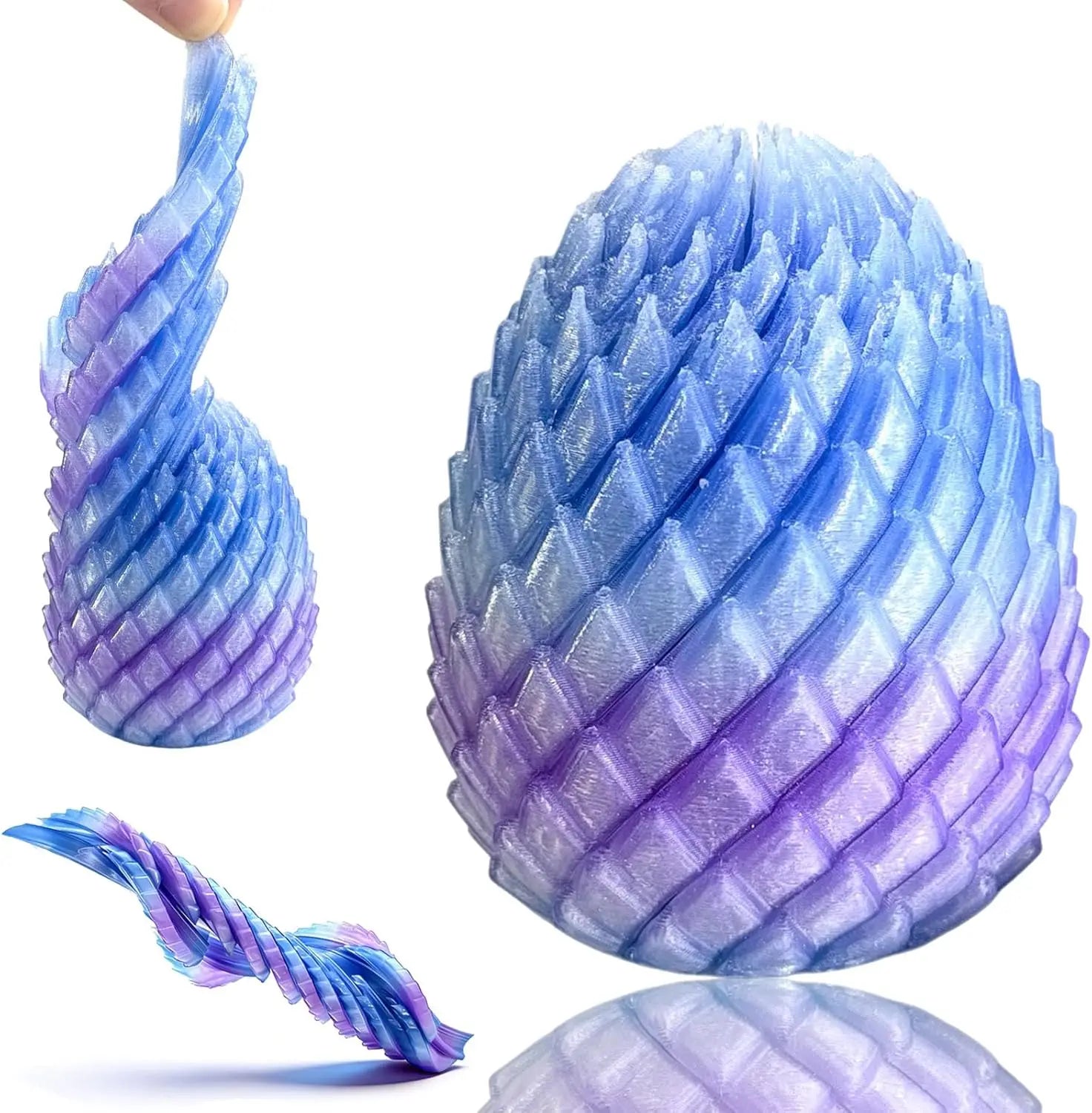 3D Twisty Fidget Egg Toy