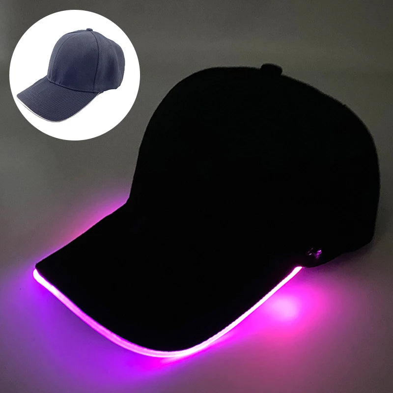 LED Light up Baseball Hat.