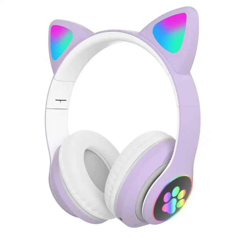 Cat Ear Wireless,Bluetooth Compatible Headset with LED
