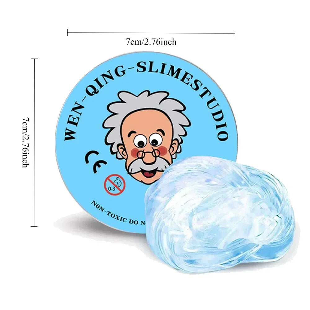 Transparent clear liquid Bouncing slime.