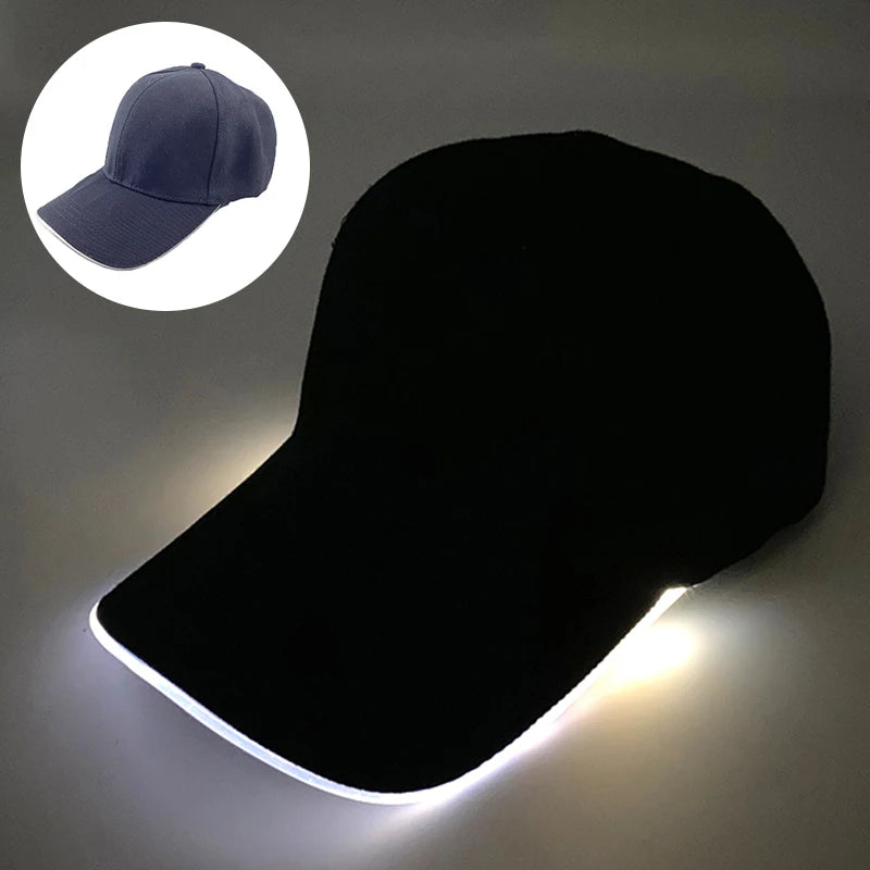 LED Light up Baseball Hat.