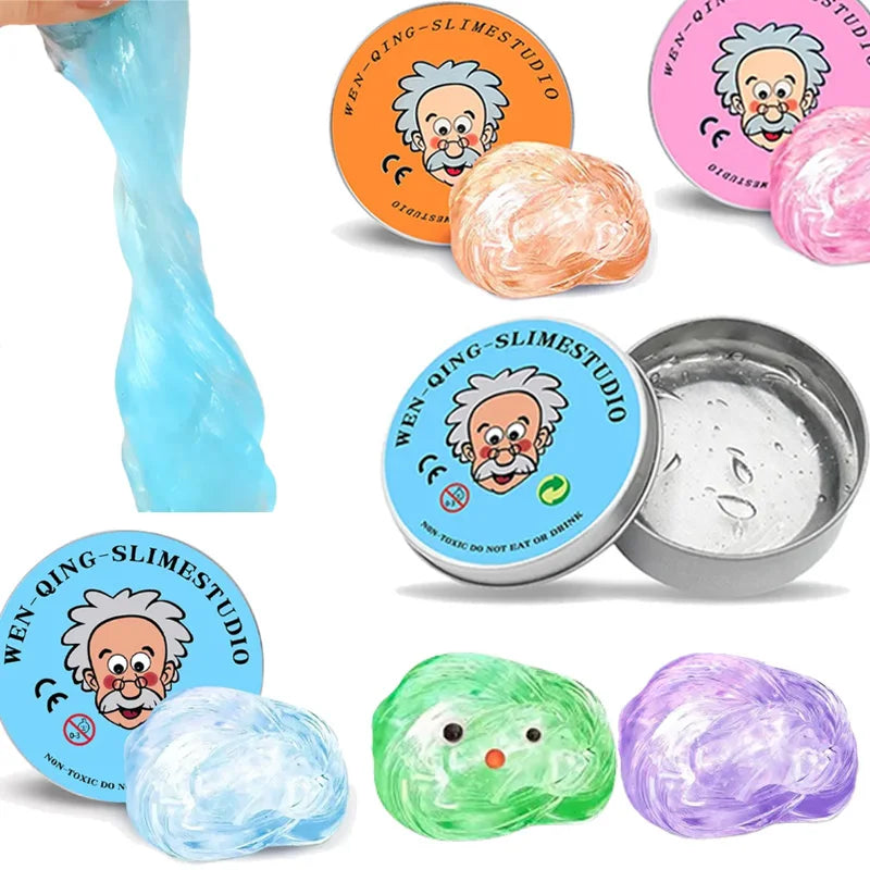 Transparent clear liquid Bouncing slime.