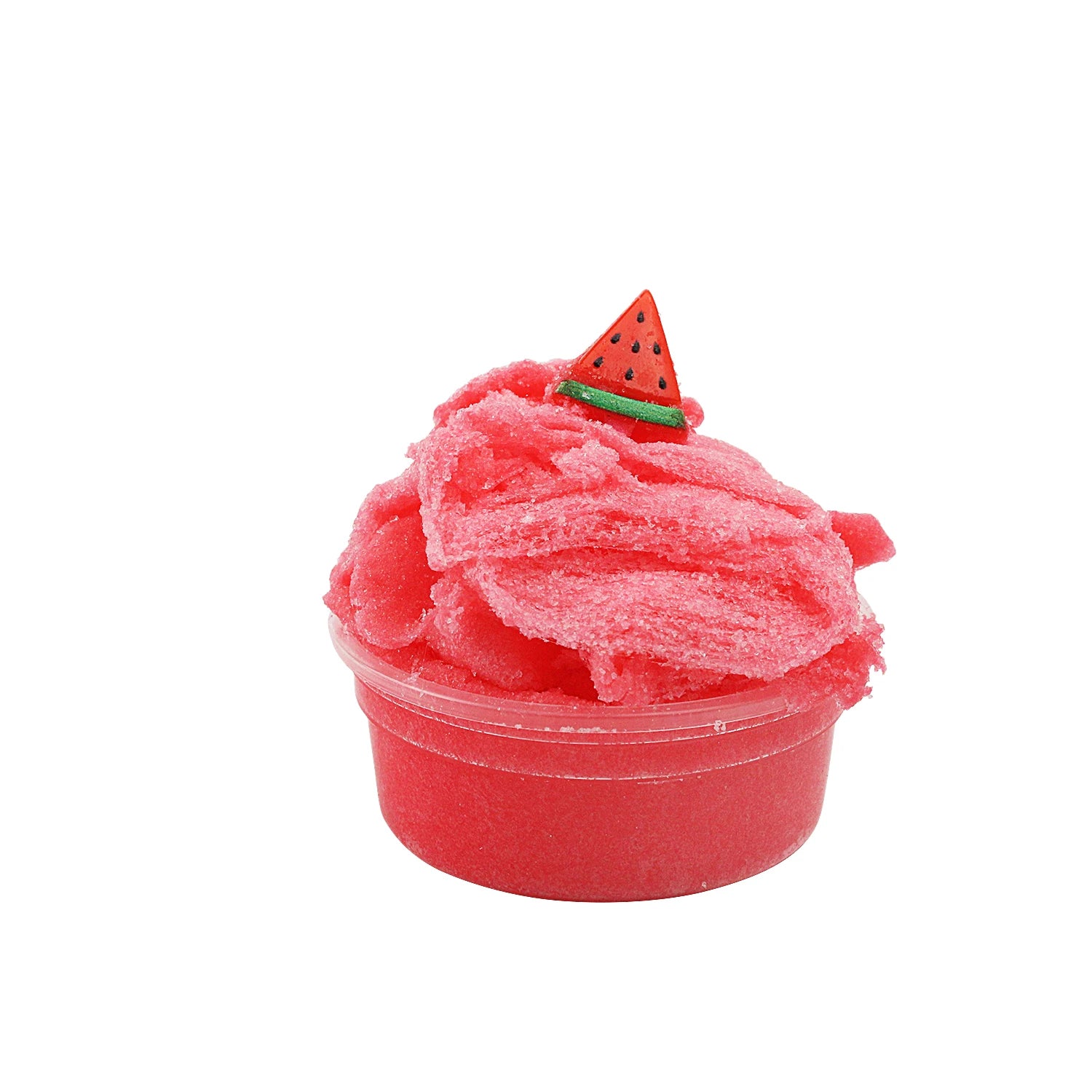 Mud Clay slime Color Watermelon Green Leaves