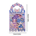 Magnetic Dress Up Doll Set Reusable Toy stand