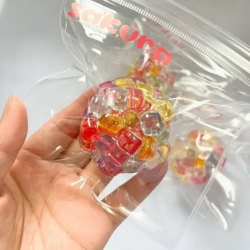Squishy Ice Beads Sensory Fidget for Kids Adults