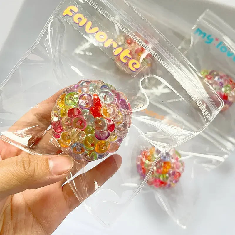 Squishy Ice Beads Sensory Fidget for Kids Adults