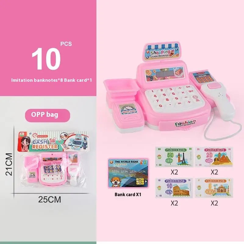 Toy 1set Interactive Kids Cash Register Machine with Working Scanner.