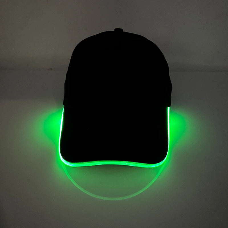 LED Light up Baseball Hat.