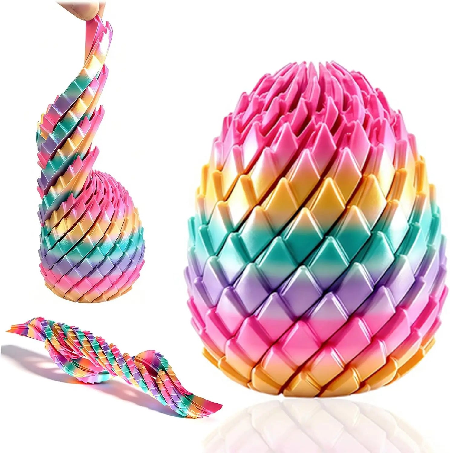 3D Twisty Fidget Egg Toy
