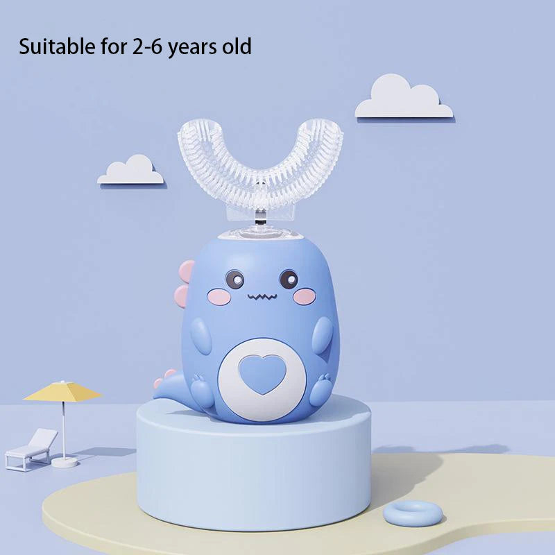 Children U-shaped Electric Toothbrush 360 Degrees.