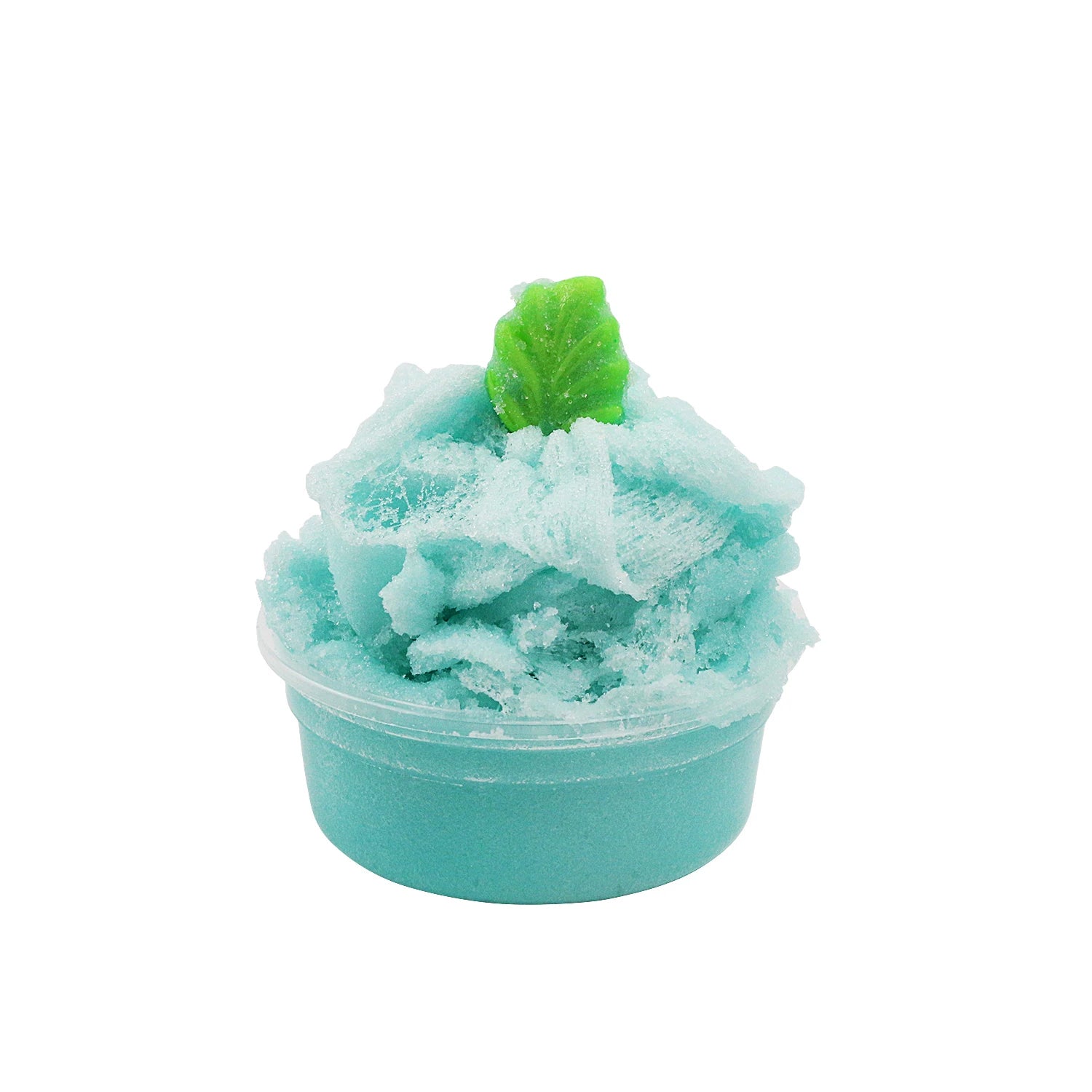 Mud Clay slime Color Watermelon Green Leaves