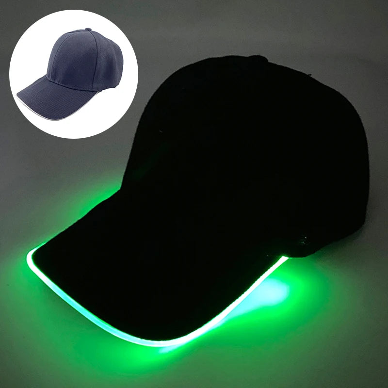LED Light up Baseball Hat.