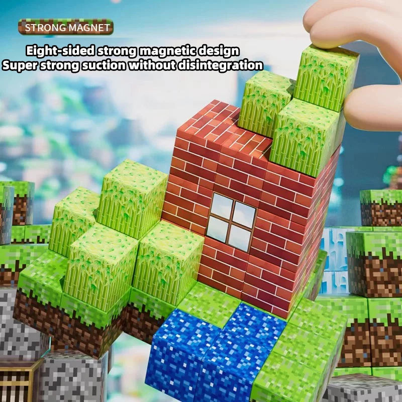 Magnetic Building Blocks Toy.