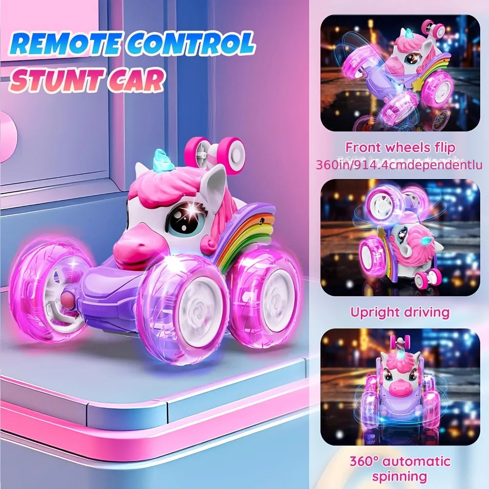360° Rotating 4WD Stunt RC Car Toy.