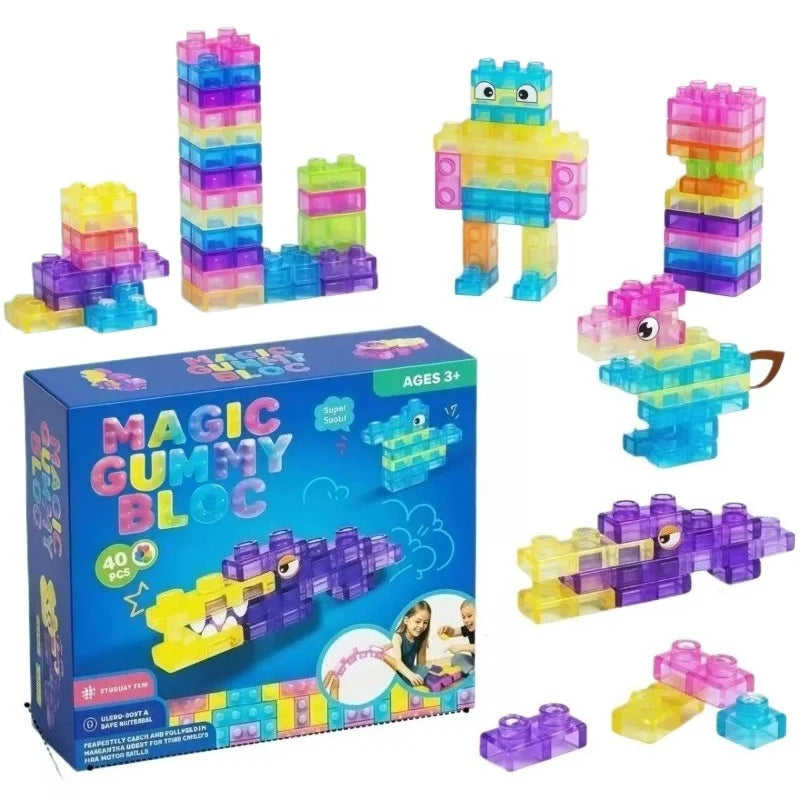 40Pcs Jelly Building Blocks.