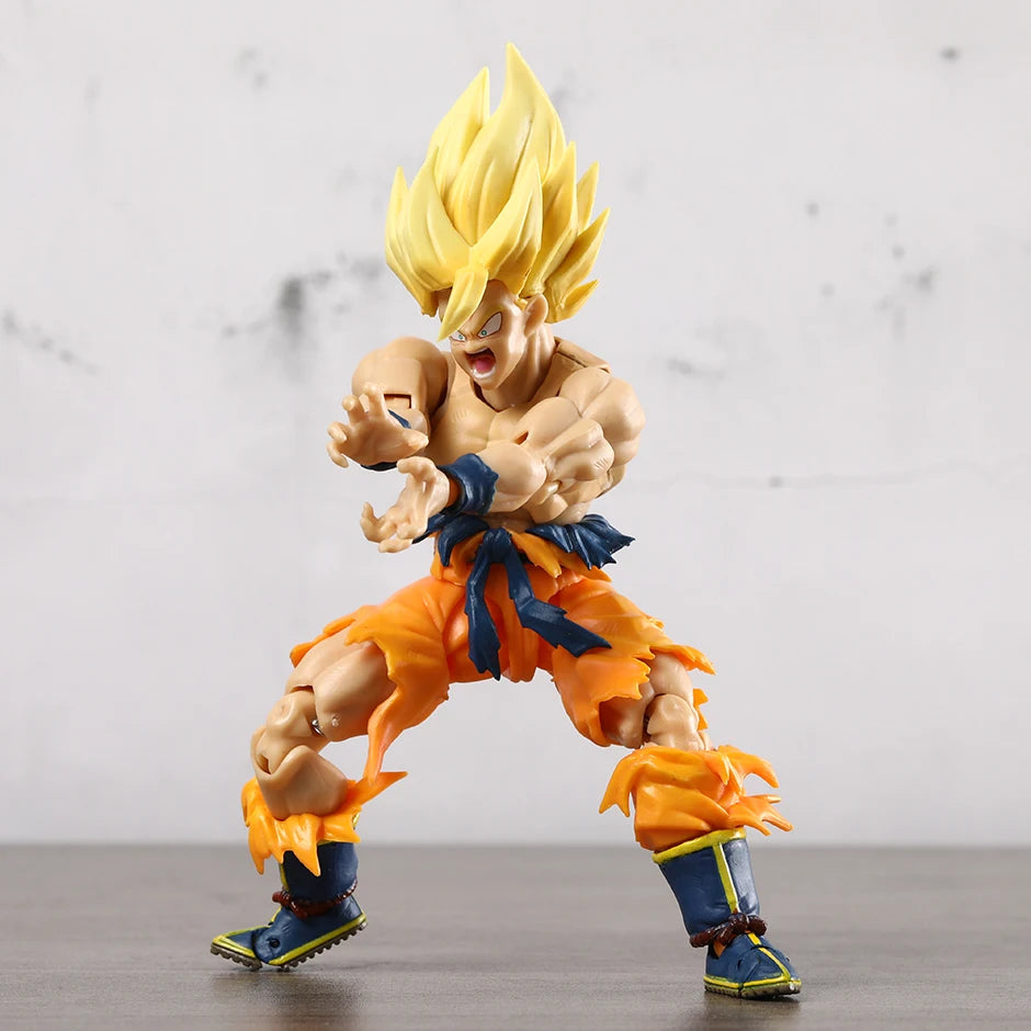 Collectible Dragon Ball Z Super Saiyan Goku Figure .