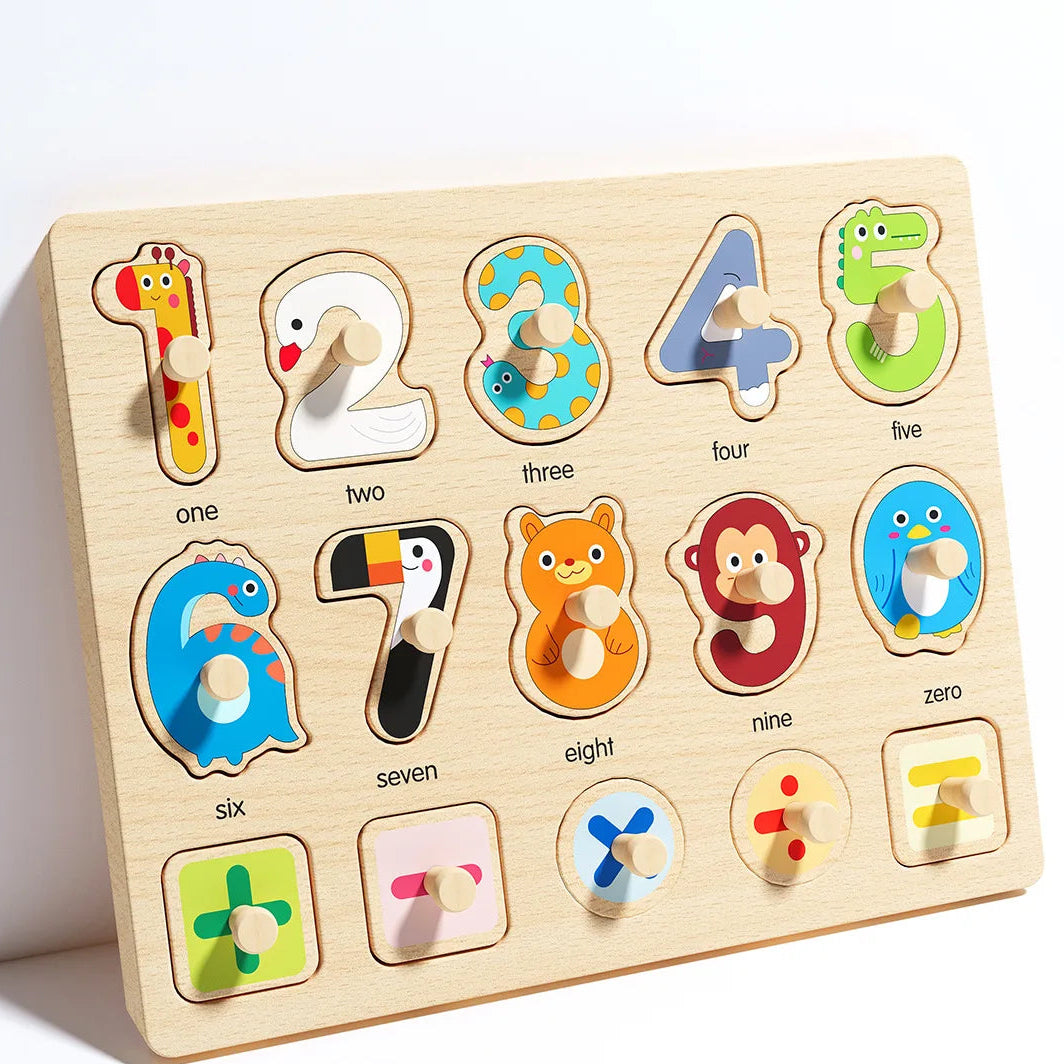 Montessori early education geometry puzzle board Toy.
