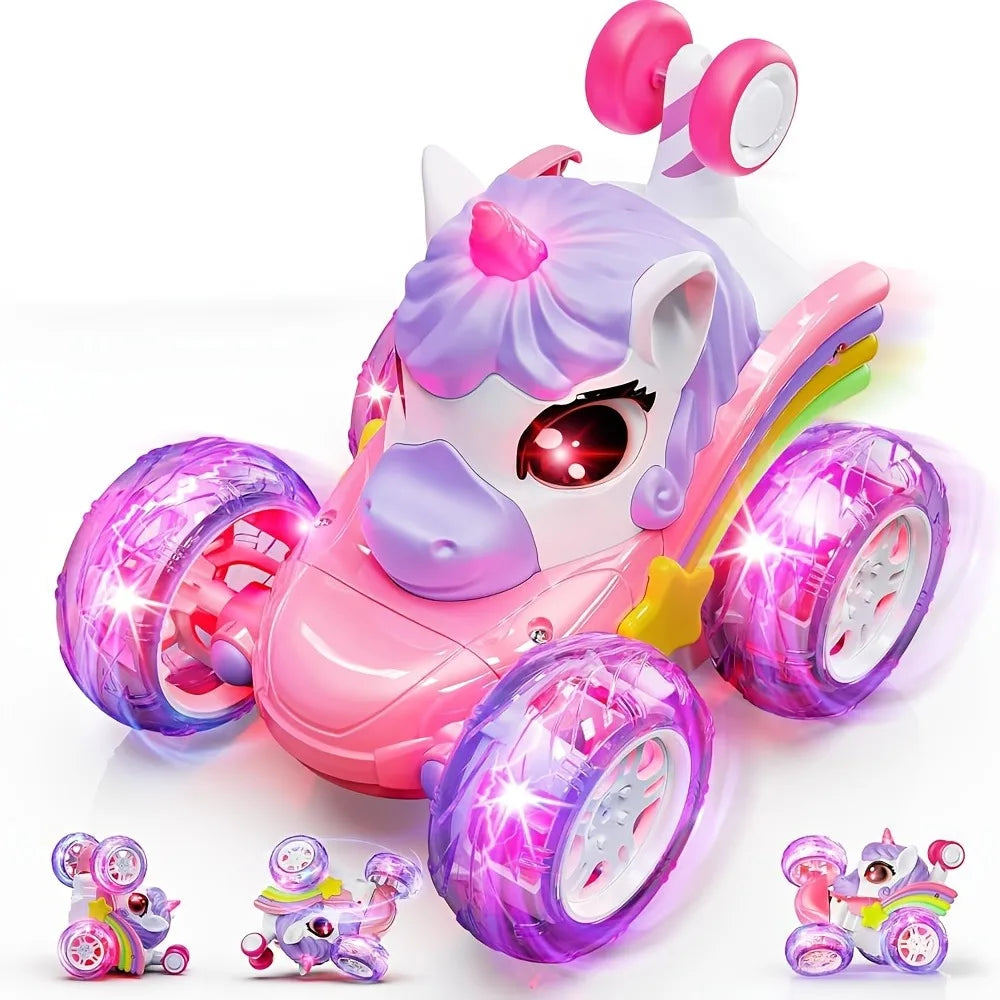 360° Rotating 4WD Stunt RC Car Toy.