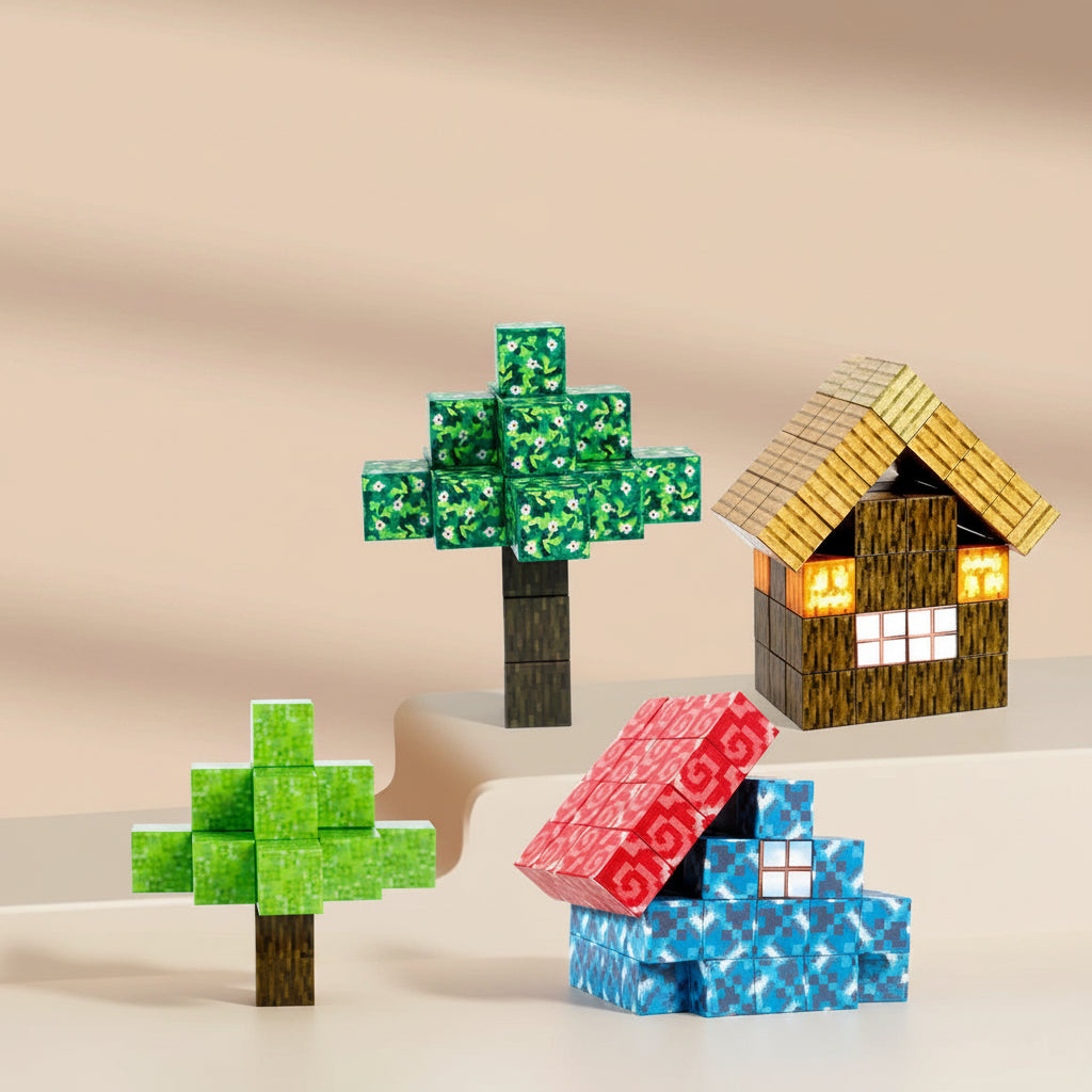 Magnetic Building Blocks Toy.