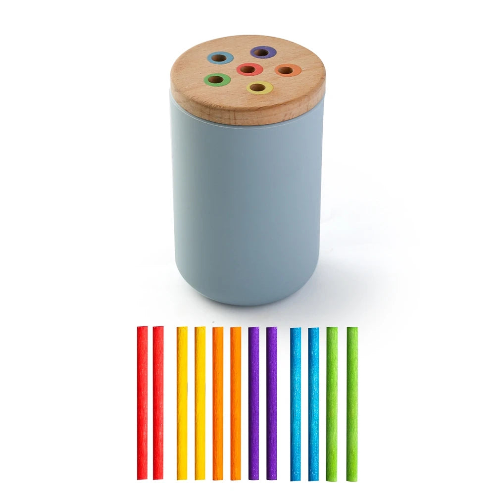 Montessori Silicone Toys Color Sorting.