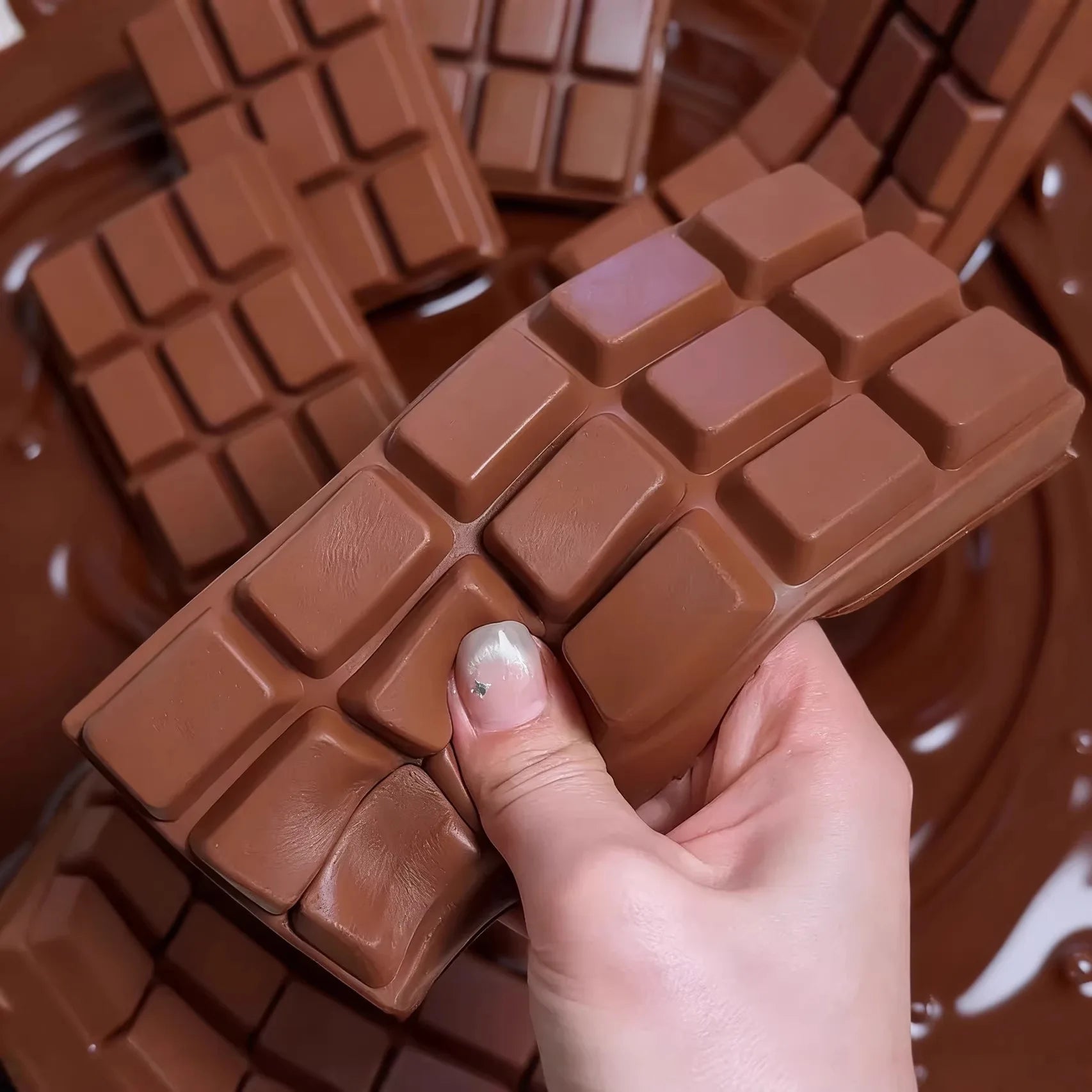 Squishy Simulated Chocolate  Fidget Squeeze