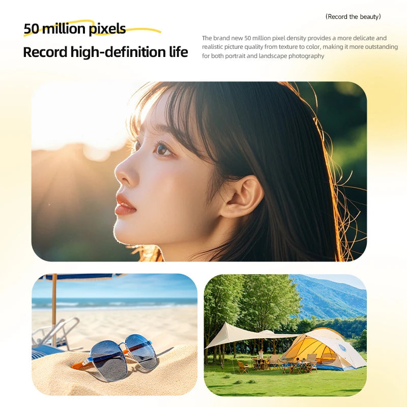 Xiaomi Retro 4K CCD Camera 50MP Auto Focus Dual Flash 8x Zoom Portable Student Vlog Camera.