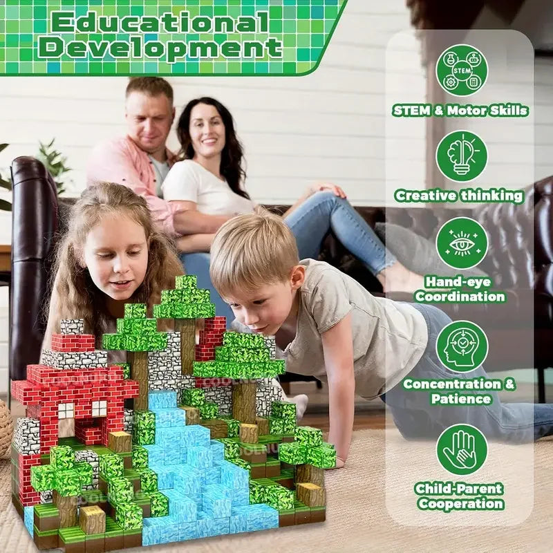 Magnetic Building Block Toys.