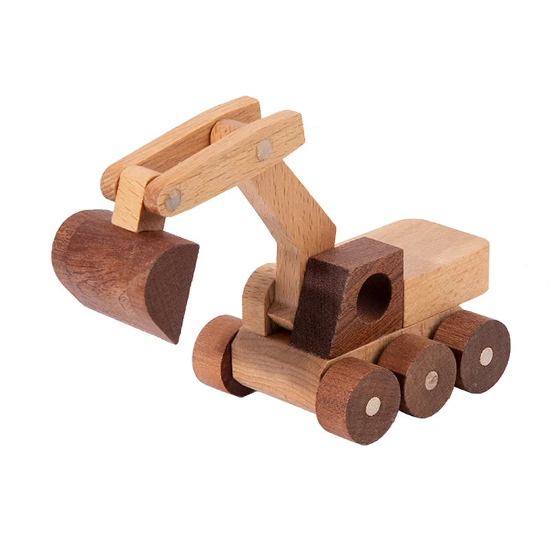 Montessori Wooden Beech Transportation Toy
