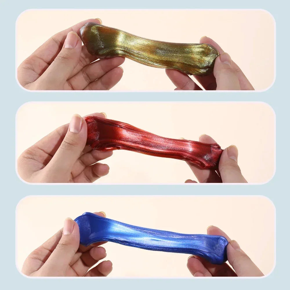 Transparent clear liquid Bouncing slime.