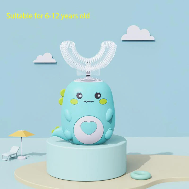 Children U-shaped Electric Toothbrush 360 Degrees.