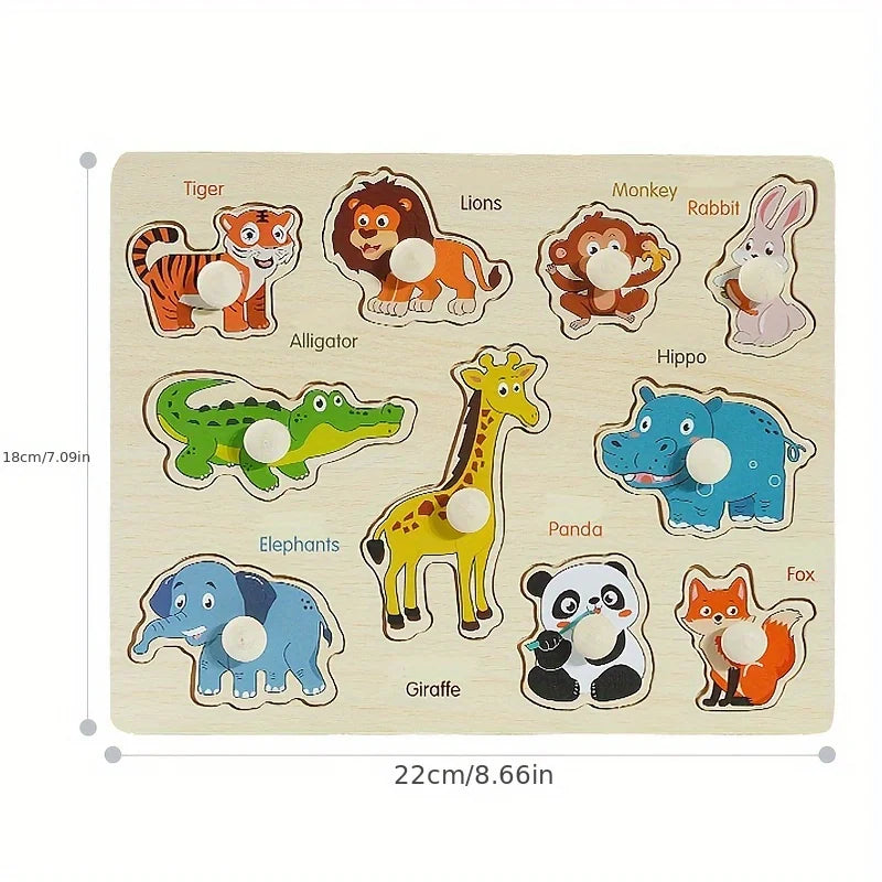 Montessori early education geometry puzzle board Toy.