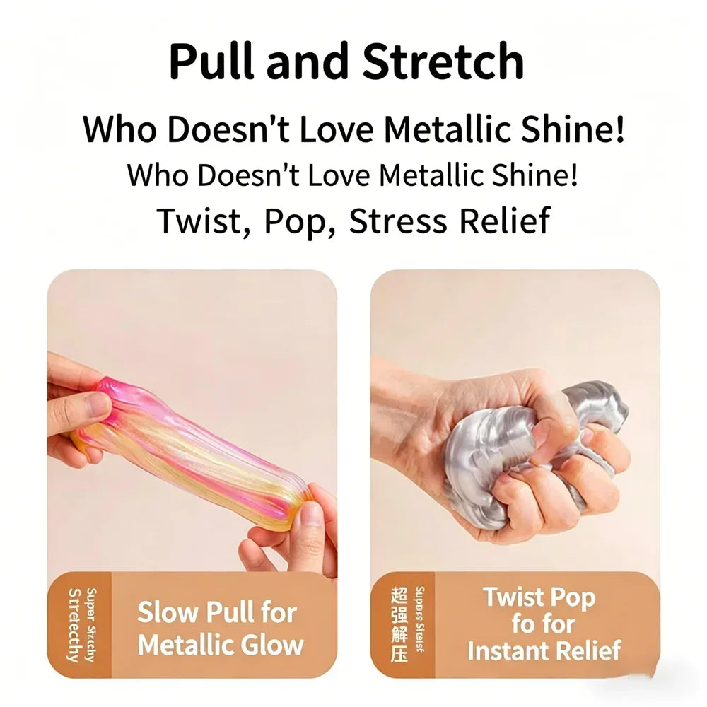 Transparent clear liquid Bouncing slime.