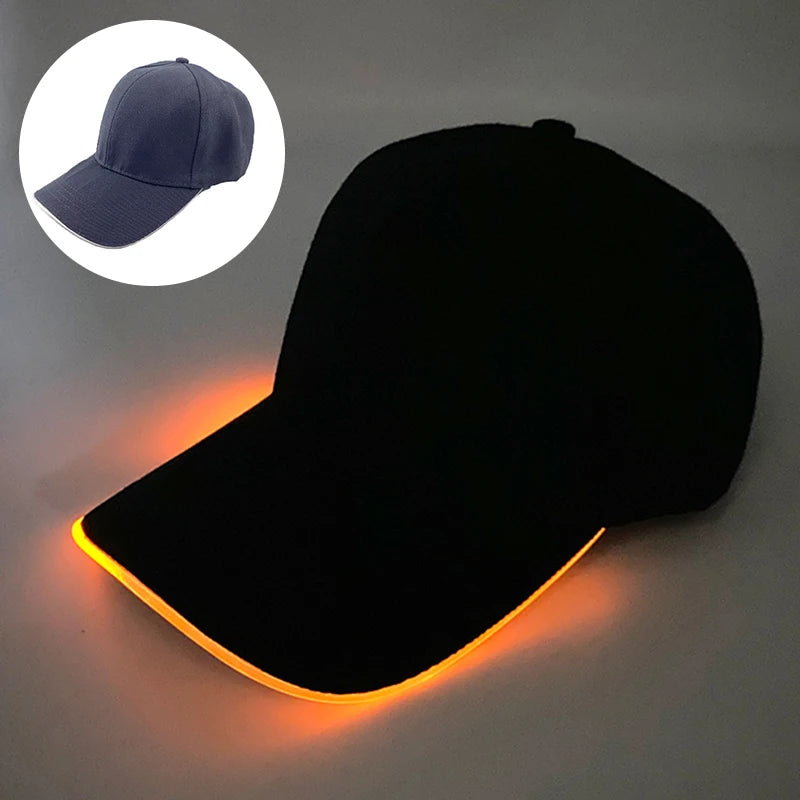 LED Light up Baseball Hat.